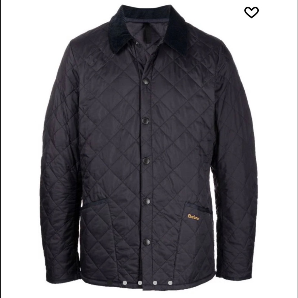 Barbour Heritage Liddesdale Quilted Jacket Navy fitted style XXL- size up